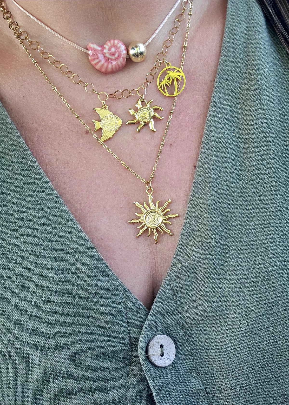 Del Mar Charms Necklace